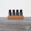 4x15 ml illóolaj tároló tölgyfából