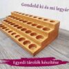 Egyedi kialakítású illóolaj tároló tölgyfából